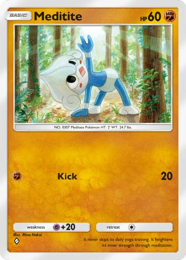 Meditite card art