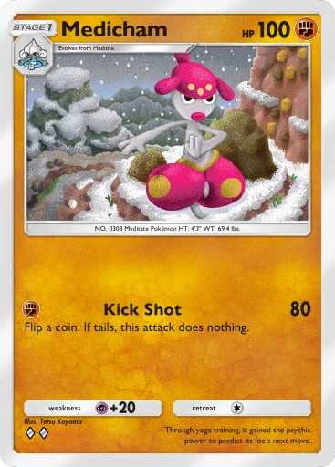 Medicham card art