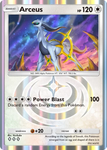 Arceus card art