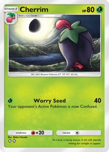 Cherrim card art
