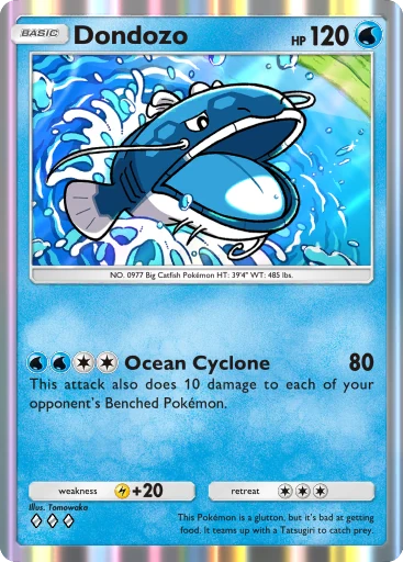 Dondozo card art