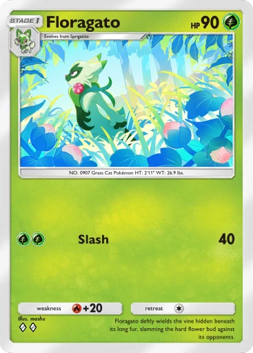Floragato card art