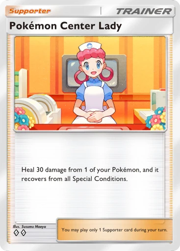Pokémon Center Lady card art
