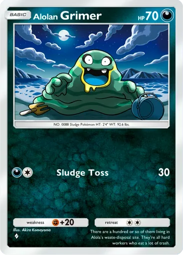 Alolan Grimer card art