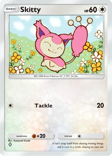 Skitty card art