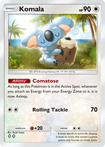 Komala card art