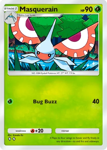 Masquerain card art