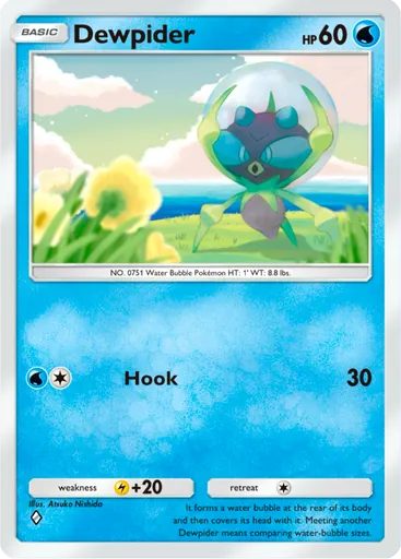 Dewpider card art