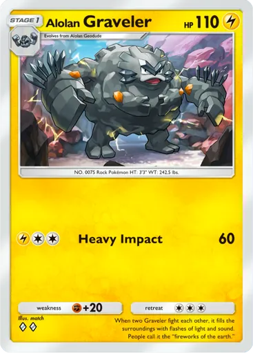 Alolan Graveler card art