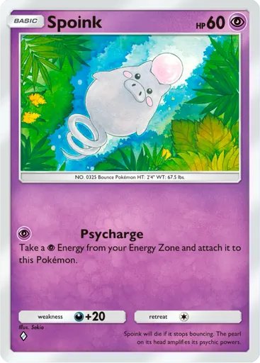 Spoink card art