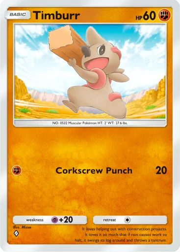 Timburr card art