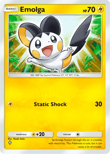 Emolga card art
