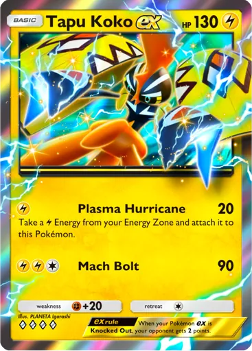 Tapu Koko card art