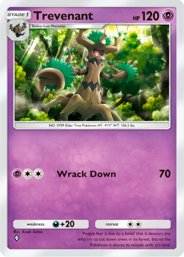 Trevenant card art