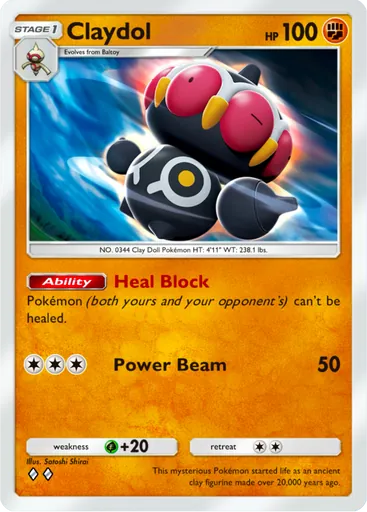 Claydol card art
