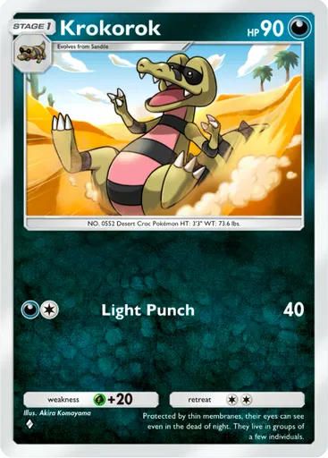 Krokorok card art