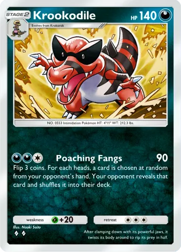 Krookodile card art
