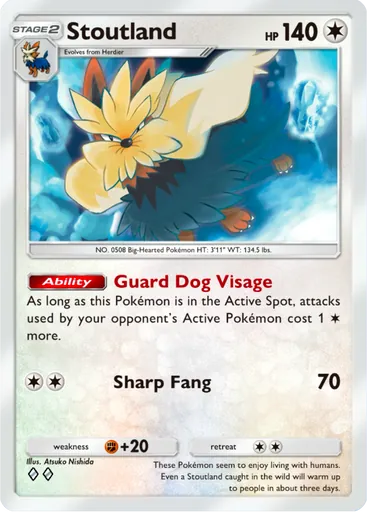 Stoutland card art