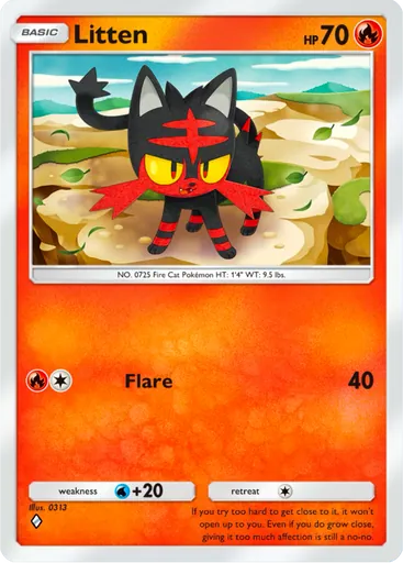 Litten card art