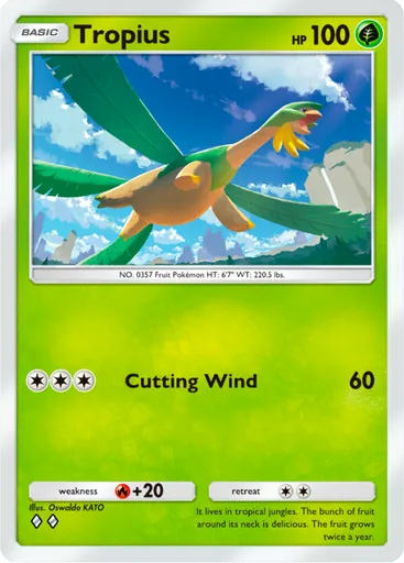 Tropius card art