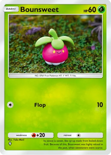 Bounsweet card art