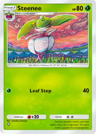 Steenee card art