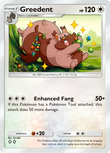 Greedent card art