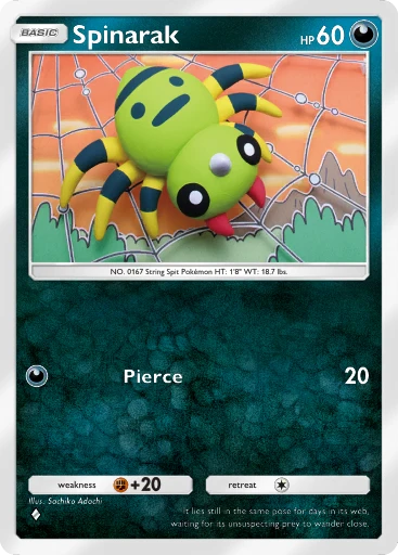 Spinarak card art