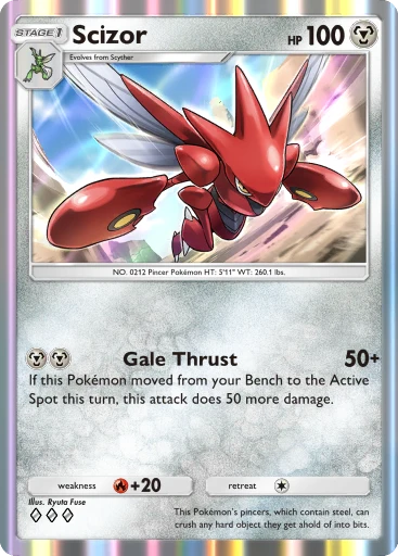 Scizor card art