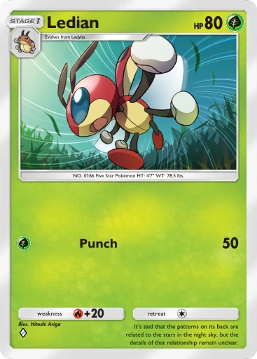 Ledian card art