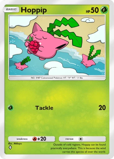 Hoppip card art