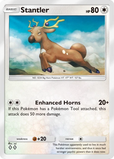 Stantler card art