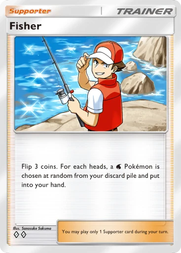 Fisher card art