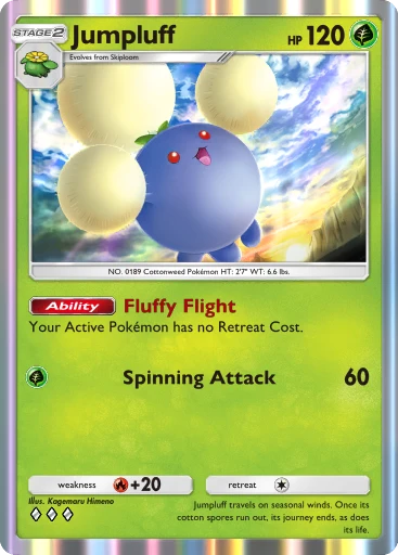 Jumpluff card art