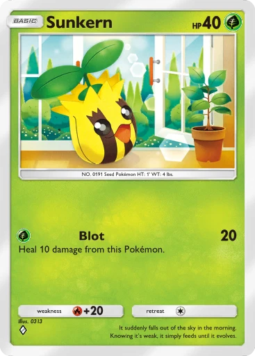 Sunkern card art