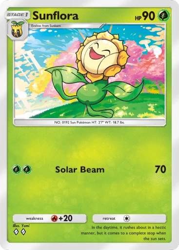 Sunflora card art