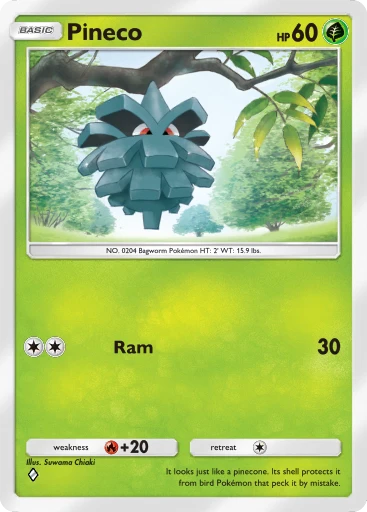 Pineco card art