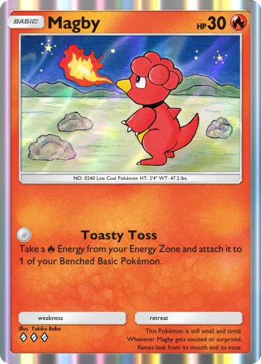 Magby card art