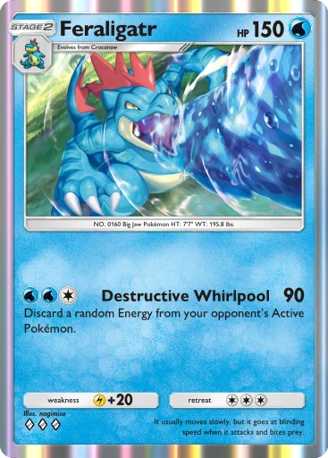 Feraligatr card art
