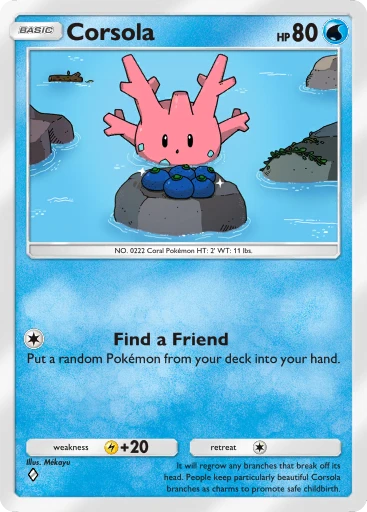Corsola card art