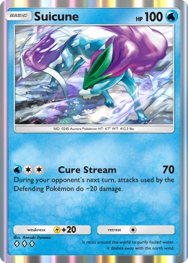 Suicune card art
