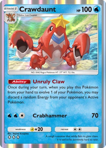 Crawdaunt card art