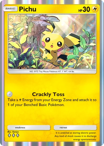 Pichu card art