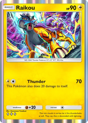 Raikou card art
