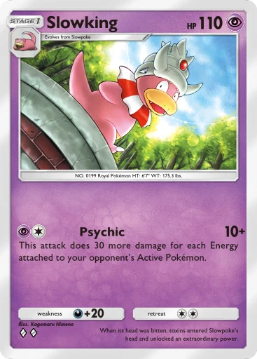 Slowking card art