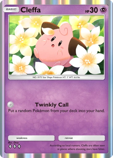 Cleffa card art