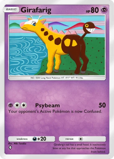 Girafarig card art