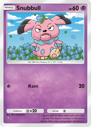 Snubbull card art