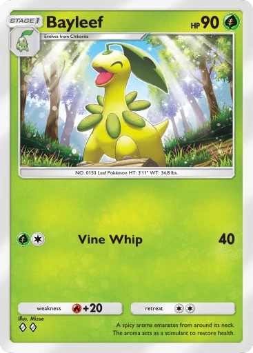 Bayleef card art