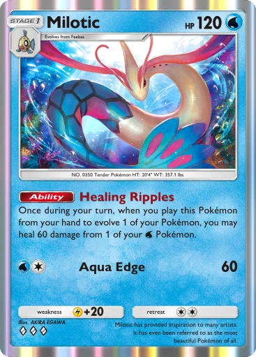 Milotic card art